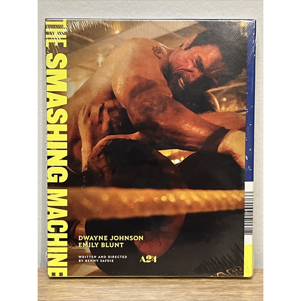 The Smashing Machine (4K UHD, 2025) A24, DigiPack, Dwayne Johnson, Emily Blunt